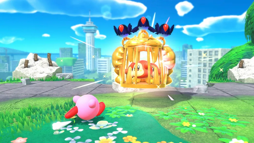 Как начать играть в эксклюзивное DLC Star-Crossed World для Kirby and the Forgotten Land на Switch 2