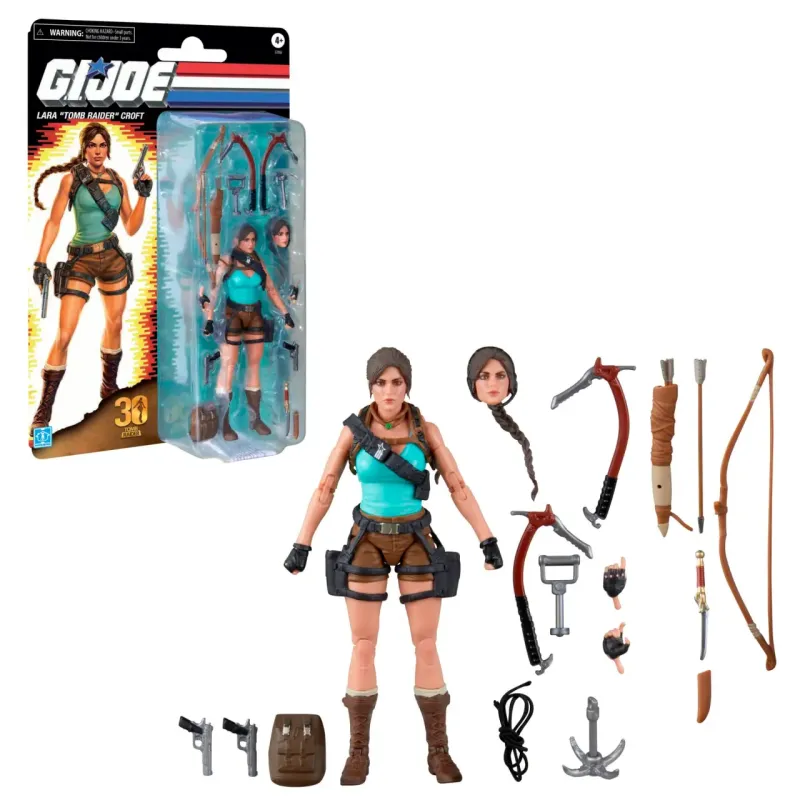 «Лара Крофт в линейке G.I. Joe: Hasbro показала коллекционную фигурку к 30‑летию Tomb Raider»