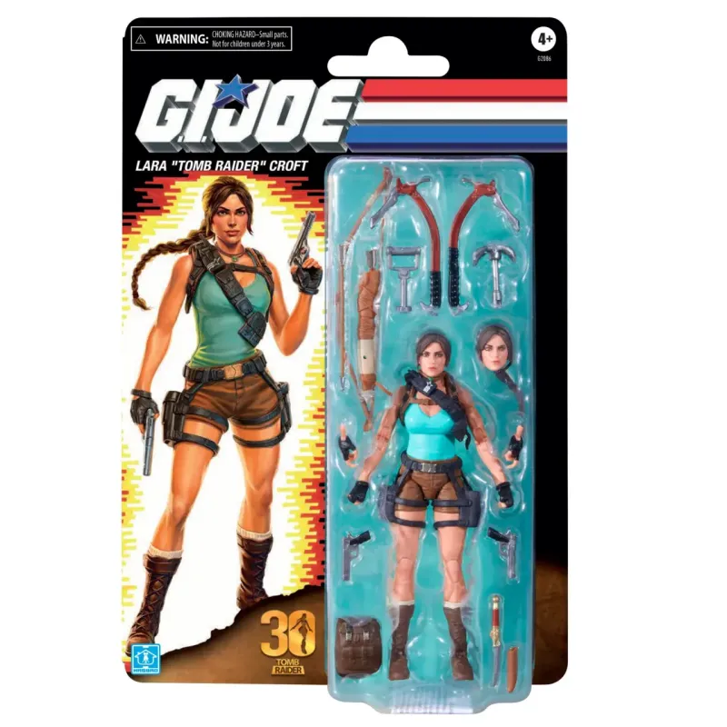 «Лара Крофт в линейке G.I. Joe: Hasbro показала коллекционную фигурку к 30‑летию Tomb Raider»