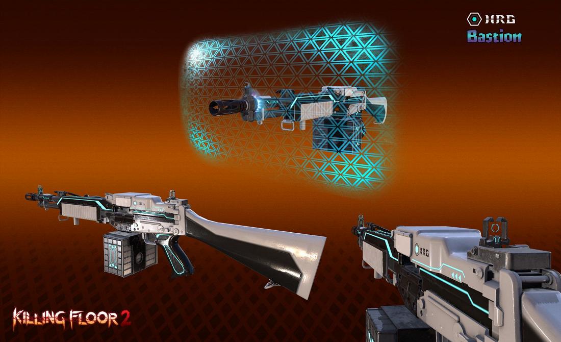 Новое оружие в Killing Floor 2 - HRG Bastion, HRG Blast