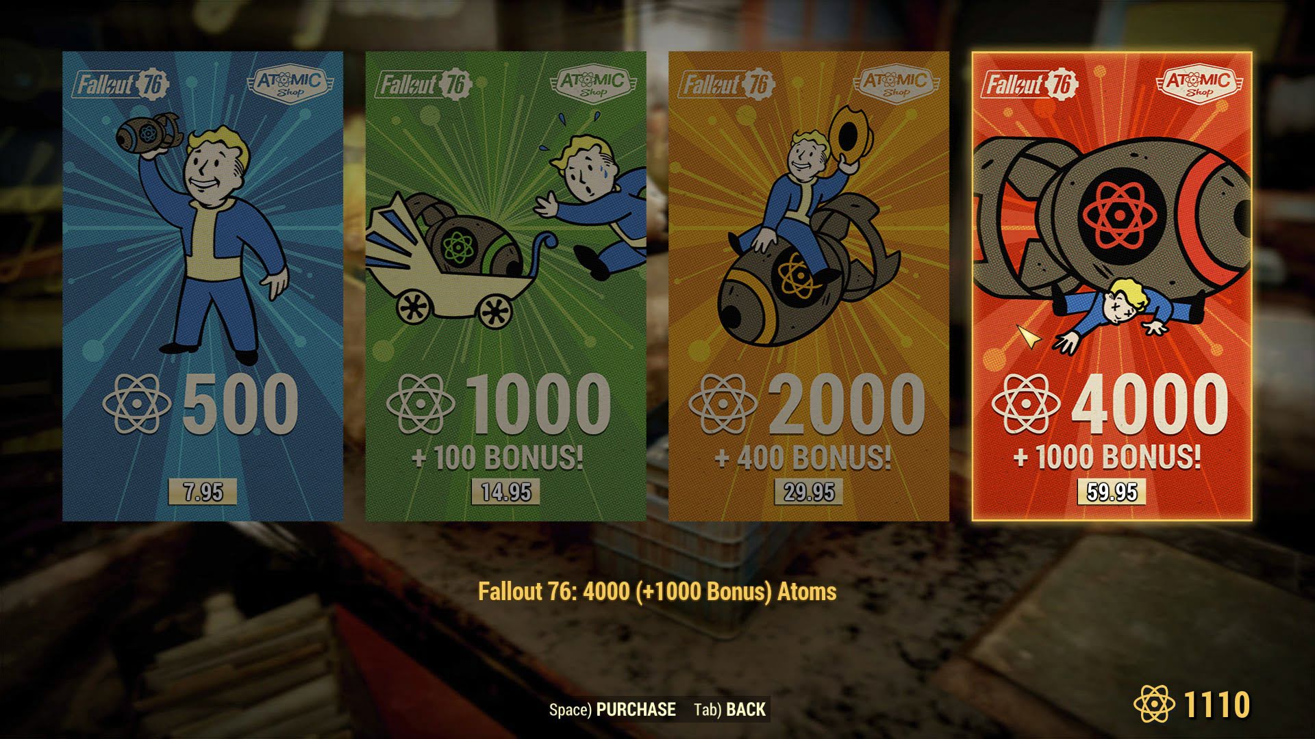 Атомы в Fallout 76: Сколько стоят, как получить и на что тратить?