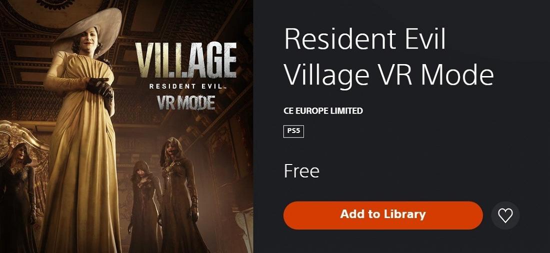Resident Evil Village вышла на PS VR2 в виде бесплатного дополнения