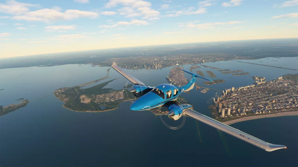 Microsoft Flight Simulator уменьшает размер установки вдвое