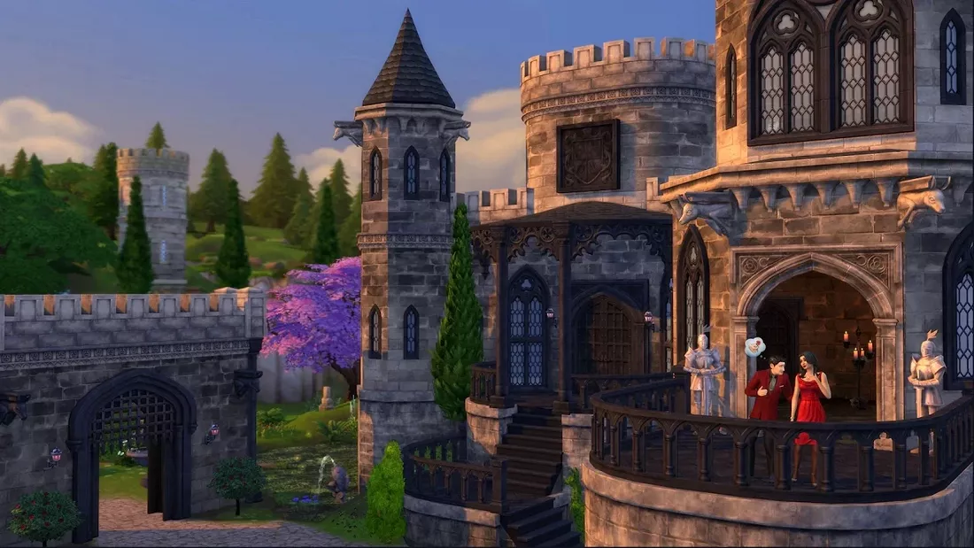 Представлены первые скриншоты посвящённого замкам DLC для The Sims 4