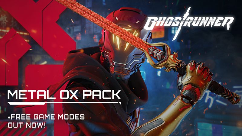 Ghostrunner: The Metal Ox Pack DLC и два совершенно новых, бесплатных режима игры здесь!