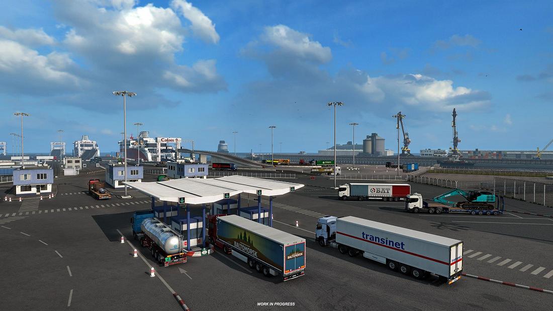 Euro Truck Simulator 2: Рескин Города Кале 