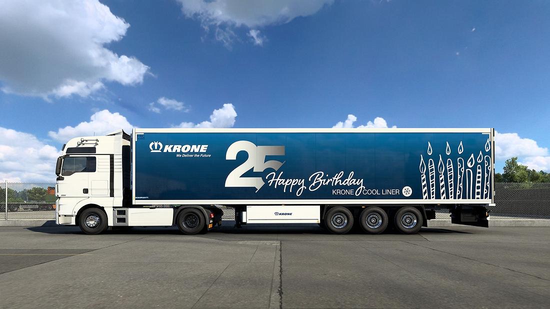 Euro Truck Simulator 2 - 25 лет сотрудничества Krone Trailers