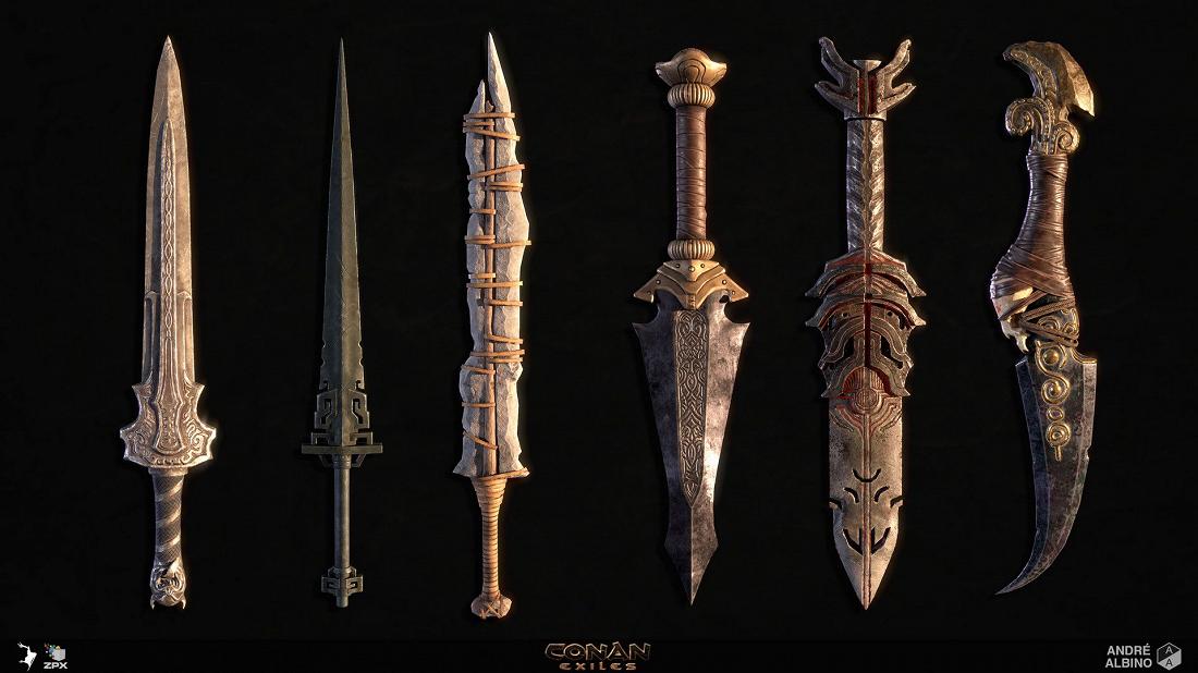 Оружие в Conan Exiles: Кинжалы