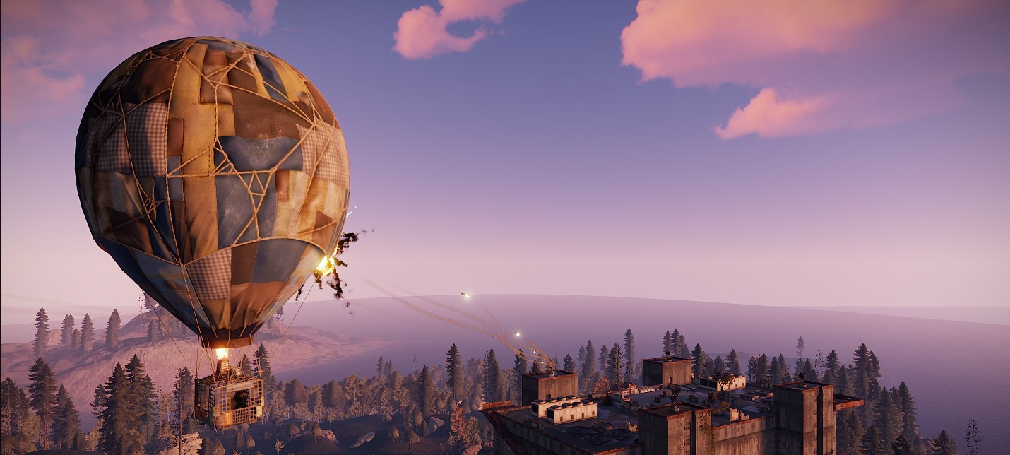 Воздушный шар в Rust: Как на нем летать?