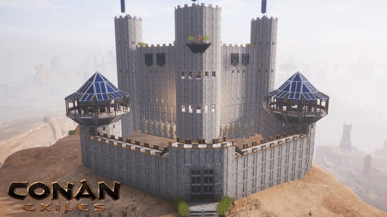Строительство в Conan Exiles: Округлые здания