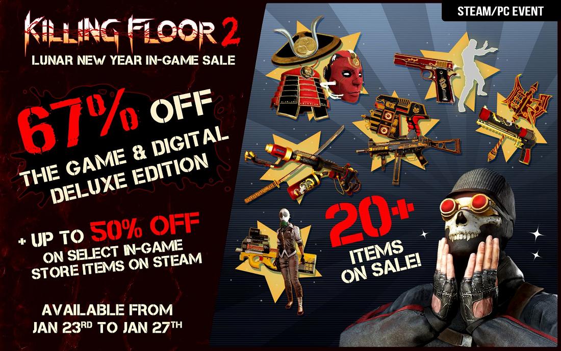 Killing Floor 2 присоединяется к лунной распродаже Steam!