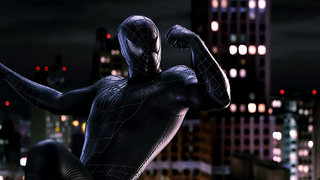 Коллекционная фигурка Человека-паука в чёрном костюме-симбиоте