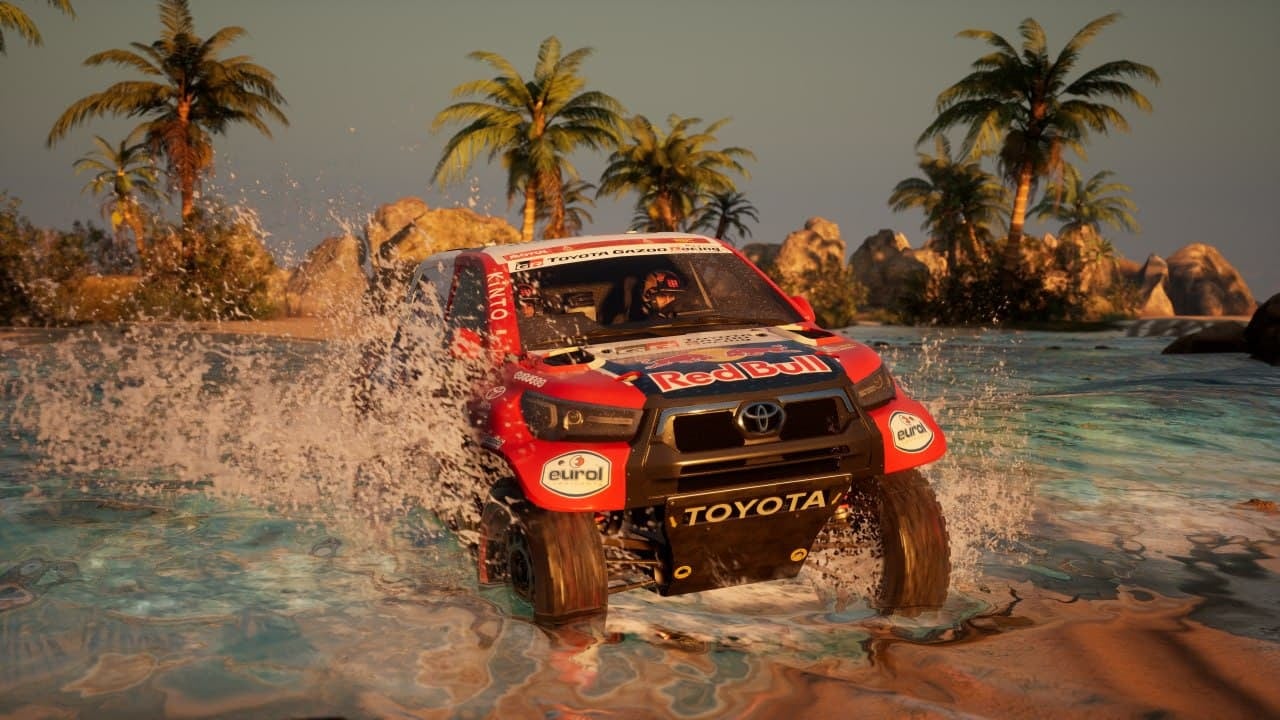 Rally Dakar пустыня