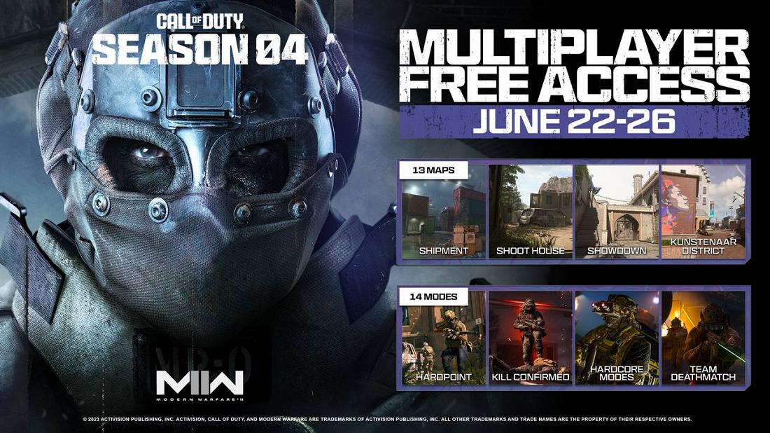 Скоро мультиплеер Call of Duty: Modern Warfare 2 будет бесплатным