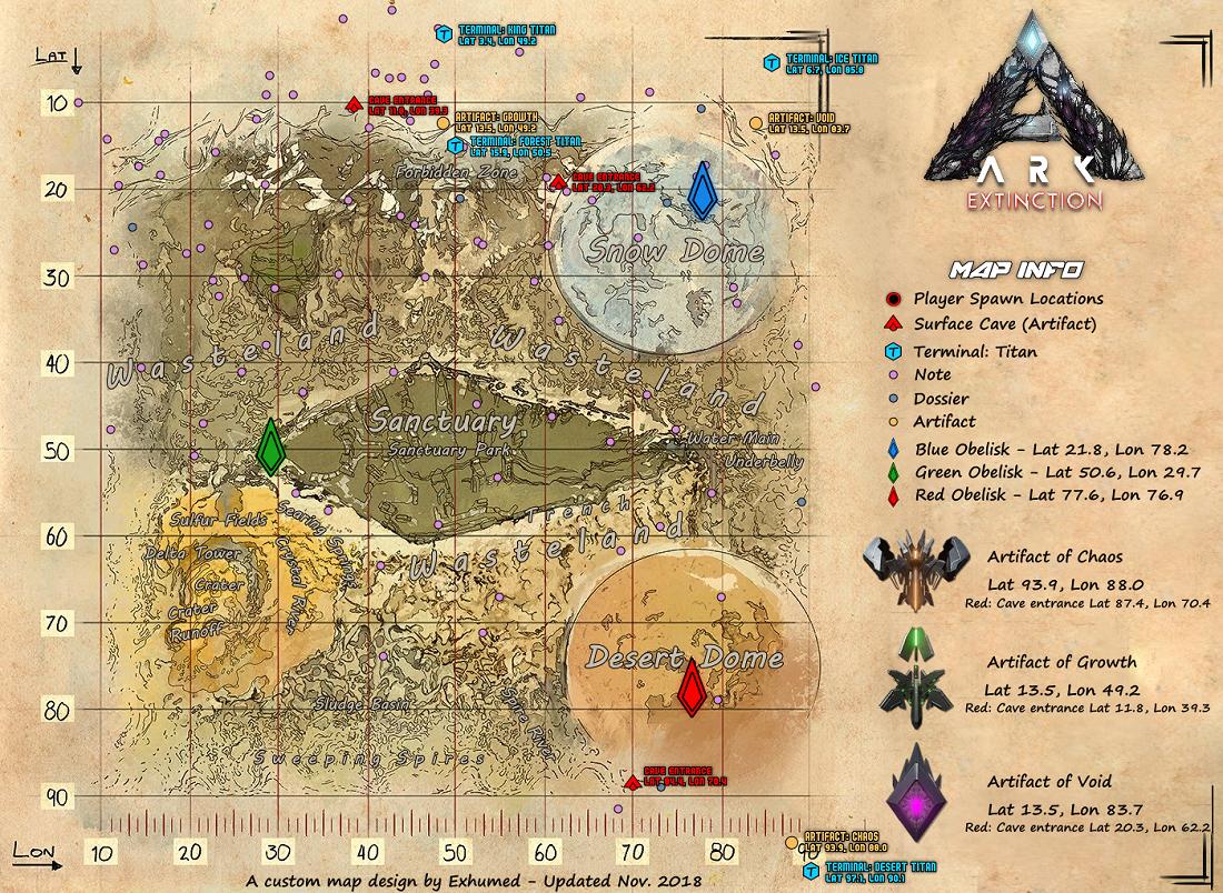 Карта ARK Survival Evolved