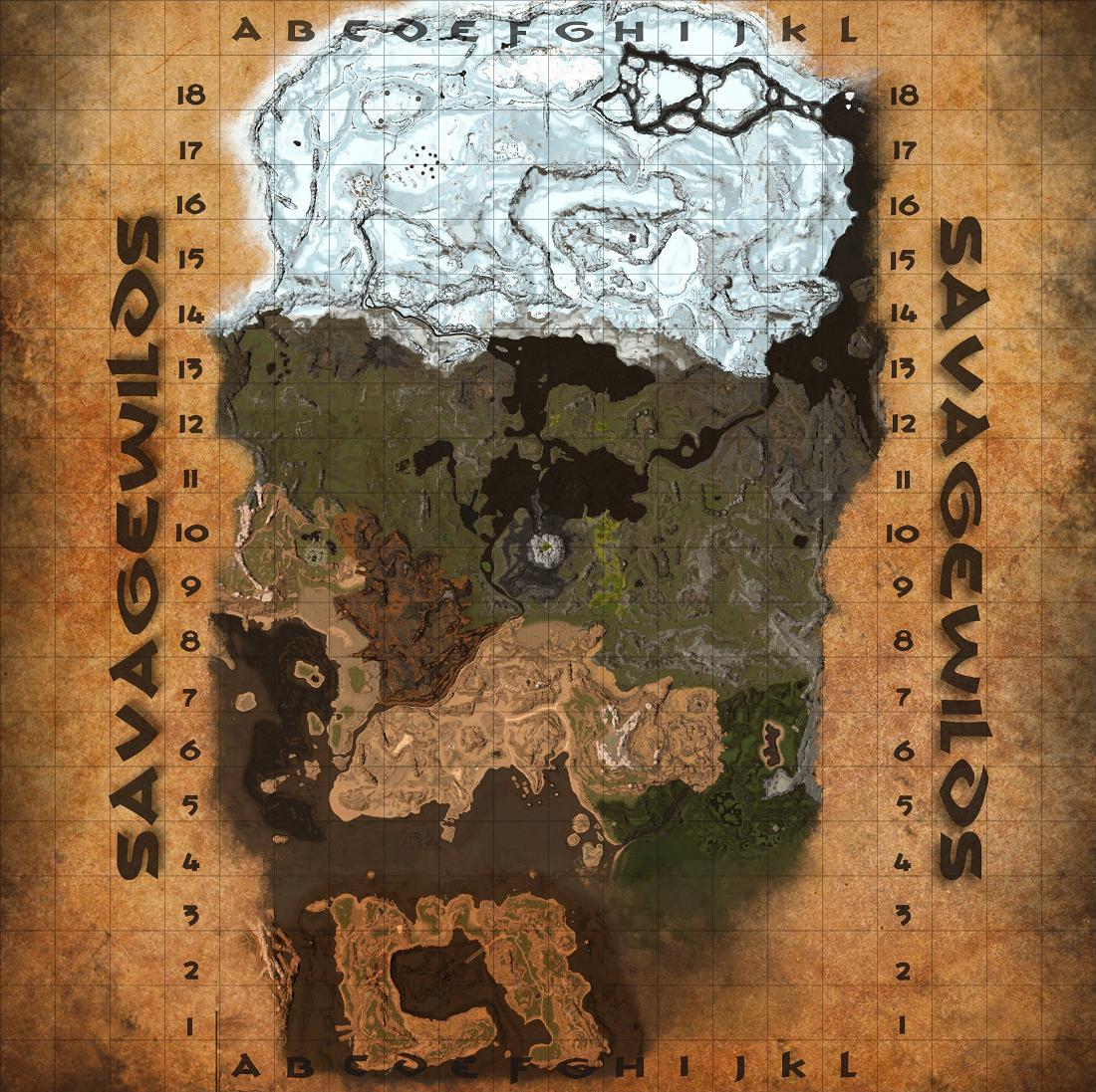 Карта Conan Exiles